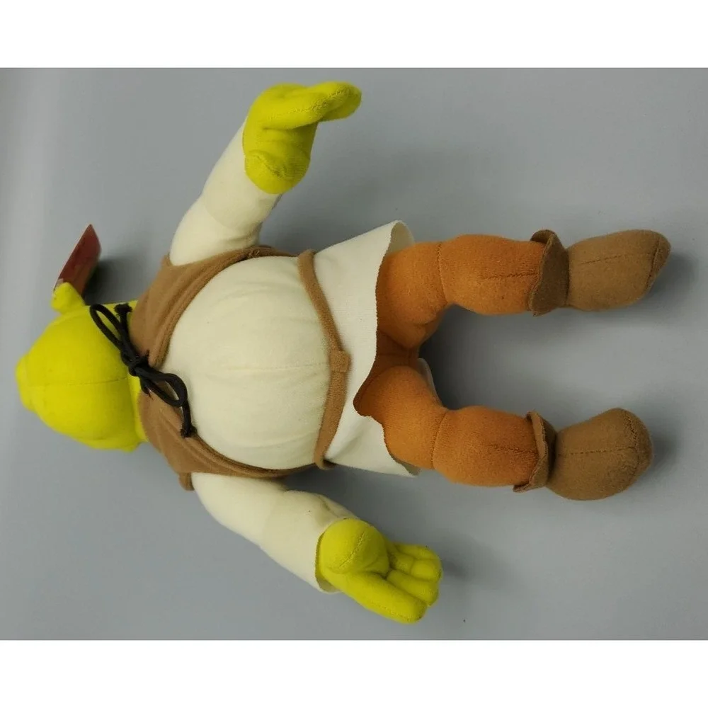 2004 Dreamworks Shrek 2 Shrek Stuffed Plush Toy by Nanco 15‎ inch With Tag Read